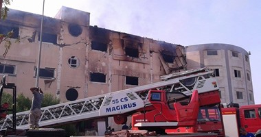 الحماية المدنية بالقليوبية تسيطر على حريق بسوق السيراميك أمام قسم ثان شبرا