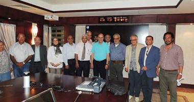 بالصور.. وفد من كلية الفنون الجميلة بالإسكندرية يزور قناة السويس الجديدة