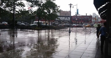 "صحافة المواطن": .. سقوط أمطار غزيرة بشوارع نيويورك