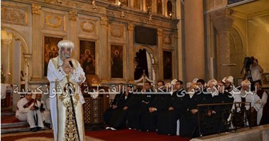 البابا تواضروس يرأس قداس الأربعاء بالكاتدرائية احتفالا بعيد جلوسه الثالث