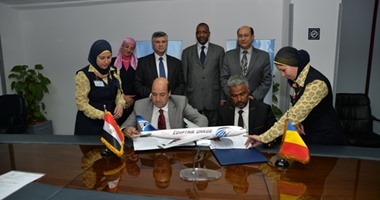 مصر للطيران للشحن الجوى توقع بروتوكولا لتسيير رحلات بين القاهرة ونجامينا