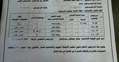 معهد الكبد بالمنوفية يحصل على ترخيص لجهاز كشف الأورام متناهية الصغر