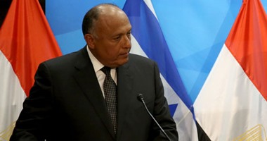 سامح شكرى: مصر حريصة على إنهاء الصراع الإسرائيلى الفلسطينى