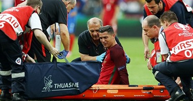 يورو 2016.. شوط سلبى بين فرنسا والبرتغال.. وخروج رونالدو للإصابة