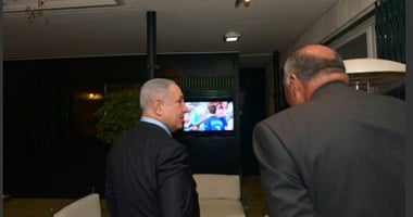وزير الخارجية المصرى يُشاهد نهائى اليورو مع نتنياهو فى القدس