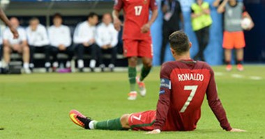 يورو 2016.. والدة رونالدو تتهم باييه بتعمد إصابة الدون