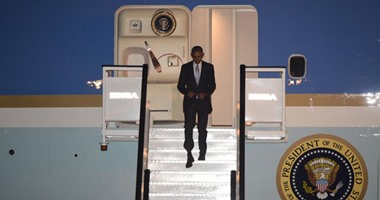أوباما يصل إلى اسبانيا فى زيارة رسمية