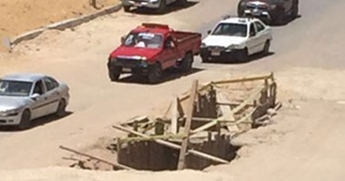 صحافة مواطن: أهالى زهراء المعادى يشكون تكسير الطريق نتيجة حفر خط صرف جديد