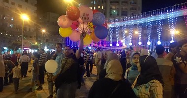 أعلام مصر وصور السيسى باحتفالات أهالى البحيرة بذكرى ثورة 30 يونيو