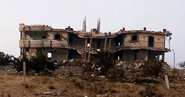 شهود عيان: مسلحون يفجرون بناية سكنية فى منطقة "بحبوح" بالشيخ زويد
