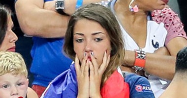 بالصور.. حزن زوجات لاعبى فرنسا بعد خسارة لقب اليورو