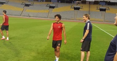 بالصور..الأهلي يؤدي مرانه الثانى بالإسكندرية استعدادا للوداد