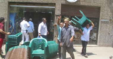 إغلاق مقهى مخالف لنجم الأهلى السابق أحمد كشرى فى مدينة نصر