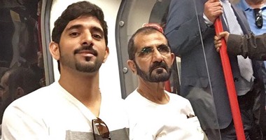 بالفيديو.. محمد بن راشد ونجله يستقلان مترو لندن بين الركاب