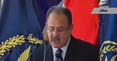 وزير الداخلية مجدى عبد الغفار