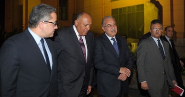 رئيس الوزراء يصل المتحف المصرى للاعلان عن مرشح مصر لمنصب مدير اليونسكو