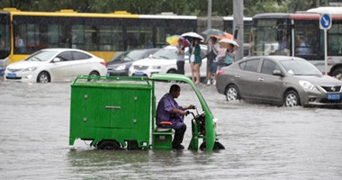 مقتل 9 أشخاص وتشريد 7 آلاف شخص بسبب الأمطار الغزيرة فى جنوب الصين