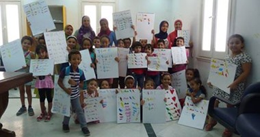 "آثار الإسكندرية" تنظم ورشة لتعليم الأطفال الكتابة "الهيروغليفية"