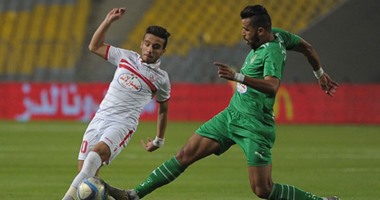 الزمالك يتقدم على الاتحاد السكندرى 2 / 1 بعد 75 دقيقة