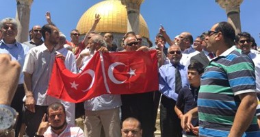 بالفيديو.. وقفة تضامنية مع أردوغان فى القدس