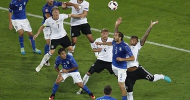 يورو 2016.. قمة إيطاليا وألمانيا تتجه للوقت الإضافى بعد تعادل مثير