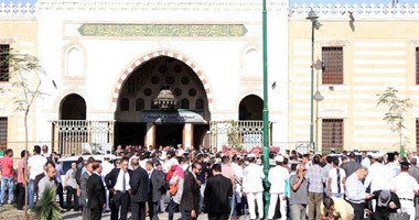 تشييع جنازة شهيد كمين سانت كاترين اليوم من مسجد عمر بن عبدالعزيز ببنى سويف
