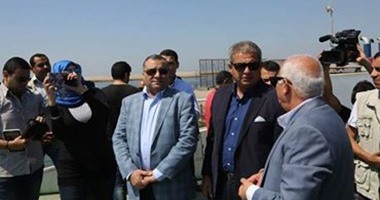 بالصور.. وزير الرياضة يزور المنطقة اللوجستية لمشروع شرق بورسعيد