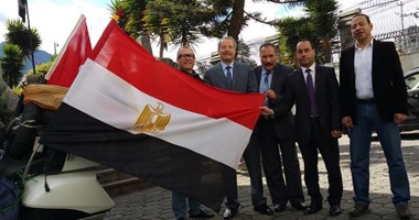 سفارتنا بواشنطن تحتفى بمغامر مصرى قطع 14 ألف كم بدراجة رافعا العلم المصرى