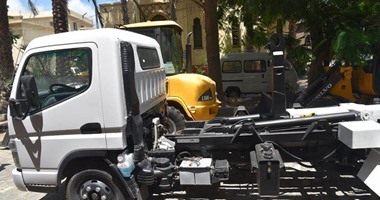 محافظة الإسكندرية تتسلم الدفعة الثانية من معدات النظافة