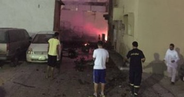 بالفيديو والصور..انفجار بمدينة القطيف فى السعودية