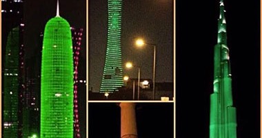اللون الأخضر يسود حسابات الخليجيين تضامنا مع السعودية