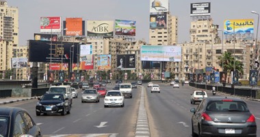 سيولة مرورية فى ميدان التحرير وشوارع وسط البلد