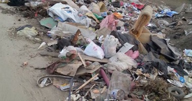 صحافة المواطن.. بالصور.. قرية منية شبين بالقناطر الخيرية تتضرر من القمامة