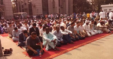 بالصور..المئات يؤدون صلاة العيد بمساجد السفارة السودانية ونيو جيه فى بكين
