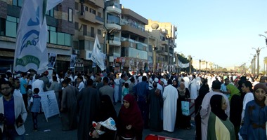 الآلاف صلاة العيد بساحة أبو الحجاج الأقصرى