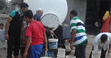 أهالى شارع محمد حسين بأرض اللواء يشكون من انقطاع المياه