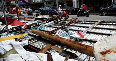 إعصار نيبارتاك بتايوان يشرد الآلاف ويدمر مئات المنازل