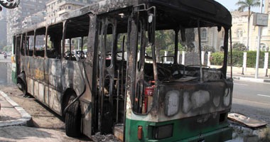 هيئة النقل العام: إشعال النيران فى 6 أتوبيسات بالقاهرة والجيزة اليوم