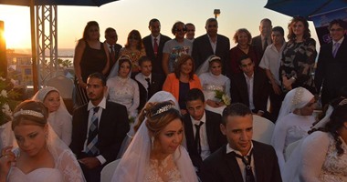 محافظ الإسكندرية يشارك فى حفل زفاف جماعى لـ20 عروسًا