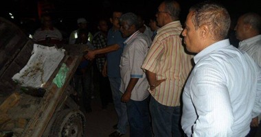 بالصور.. حى الجمرك بالإسكندرية يشن حملة مسائية لإزالة الإشغالات