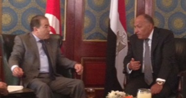 وزير الخارجية ونظيره التونسى يبحثان التسهيلات الخاصة بعبور المصريين من ليبيا