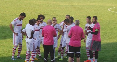 بالصور.. جنش "كابتن" الزمالك فى ودية المطاحن