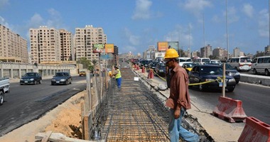 محافظ الإسكندرية يتفقد المرحلة الثانية من تطوير كوبرى محرم بك