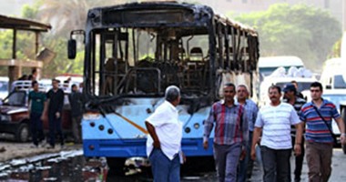 السيطرة على حريق أتوبيس نقل عام بمدينة نصر