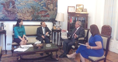 سفير الصين يدعو جابر عصفور لحضور منتدى وزراء الثقافة فى بكين