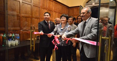 جامعة حلوان تنظم معرضاً للأعمال الفنية المصرية والصينية
