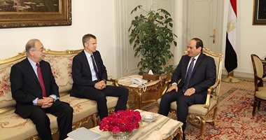 السيسى يلتقى رئيس"برتش جاز "ويؤكد التزام مصر بسداد التزاماتها الدولية