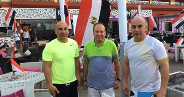 بالصور.. نجوم الفن والرياضة فى فعالية "مصريون ضد الإرهاب"