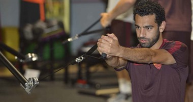 بالصور.. محمد صلاح يستعد لودية إشبيلية برفقة روما