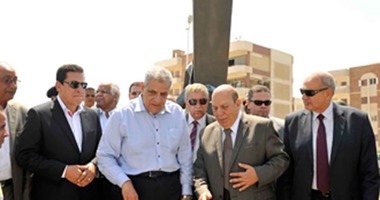 محلب يتفقد آخر استعدادات افتتاح قناة السويس الجديدة بالإسماعيلية